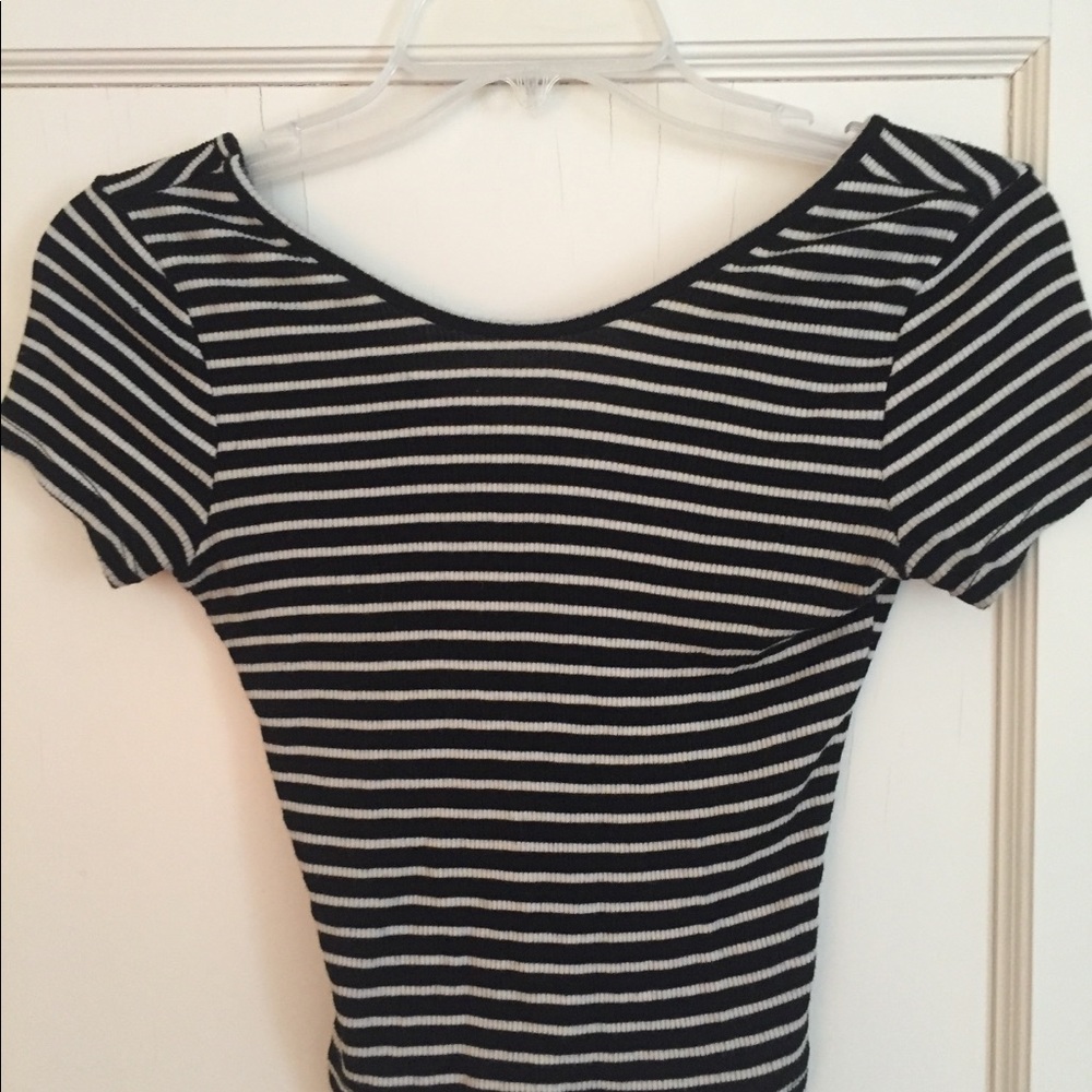 Brandy Melville Striped Crop Top